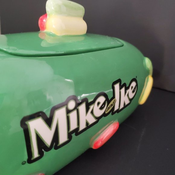 RARE * MIKE & IKE Ceramice Candy Bowl by Chino Hand Painted Sweet Nostalgia - Picture 10 of 10